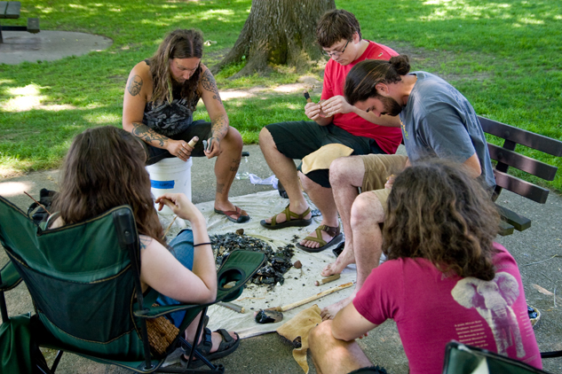 flintknapping